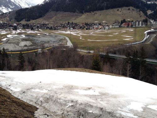 Aussicht aus Surrein nach Norden
