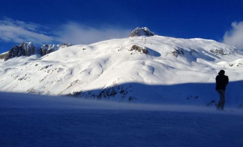 Der Nordwind fegt über den Pass
