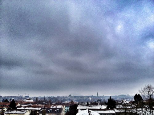 24. Januar 2013: Unter dem Hochnebel in Bern

