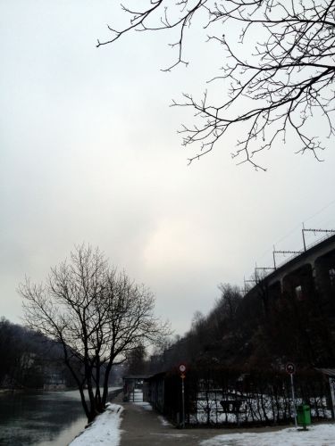 24. Januar 2013: Unter dem Hochnebel in Bern

