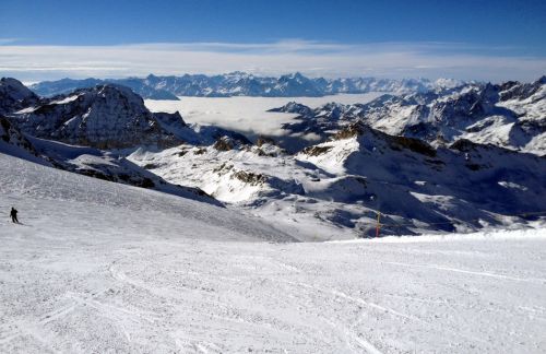 Auch die Ventina ist bis Cime Bianche Laghi offen
