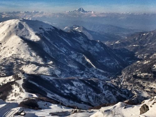 Südalpen-Skireise Februar 2014: Mehr Bilder demnächst in separatem Album (hier: Limone Piemonte)
