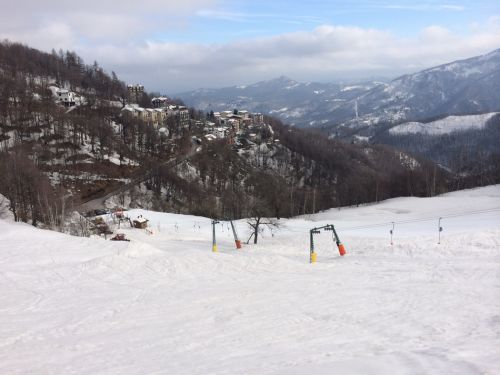 Südalpen-Skireise Februar 2014: Mehr Bilder demnächst in separatem Album (hier: San Giacomo di Roburent)
