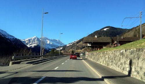 Auf dem Weg nach Champéry
