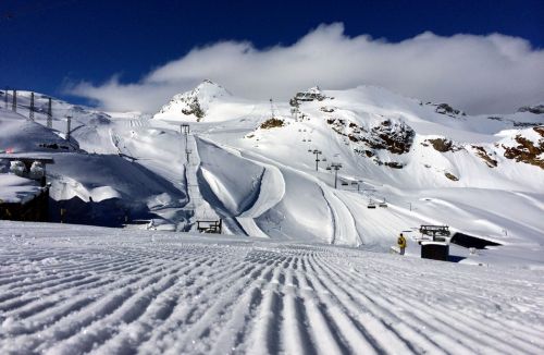 Frischer Pulverschnee!
