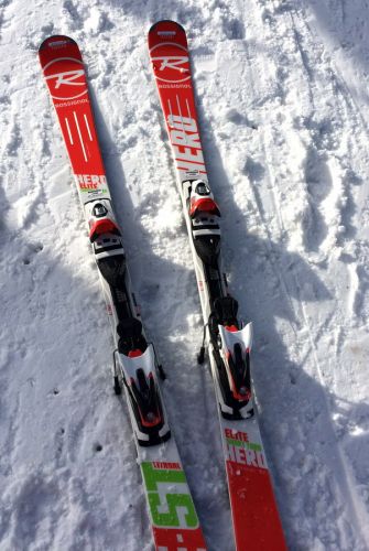 Start auf einem Rossignol
