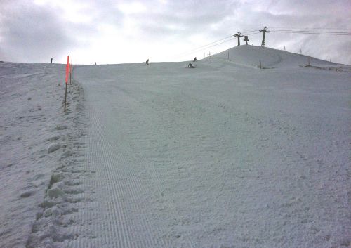 Tolle rechte Piste nach Furgg 
