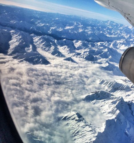 Die selbe Wetterlage mit Hochnebel von oben eine Woche früher 
