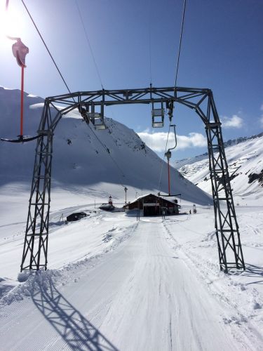 23. März 2015 - letzte Fahrt auf diesem Skilift...?
