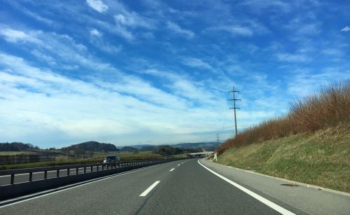 4.3.2017: Unterwegs auf der Autobahn nach Süden

