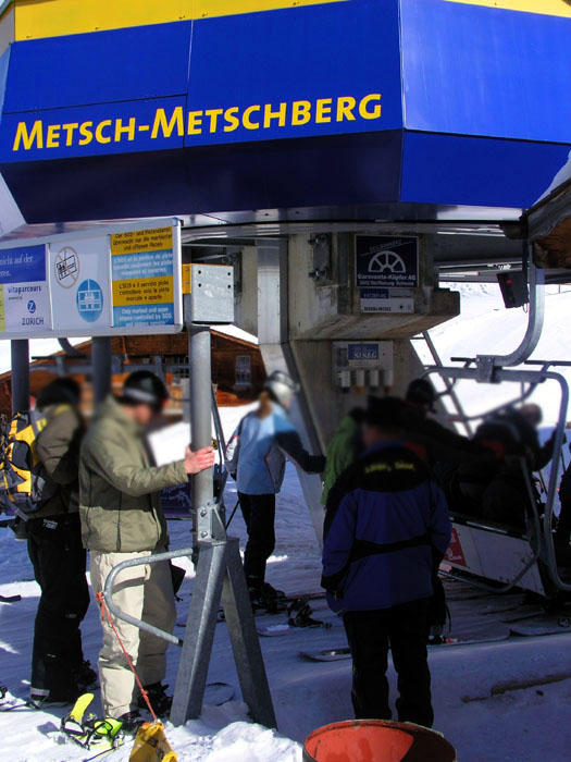 Talstation Milkabahn - man beachte das Schild "Garaventa-Küpfer"
