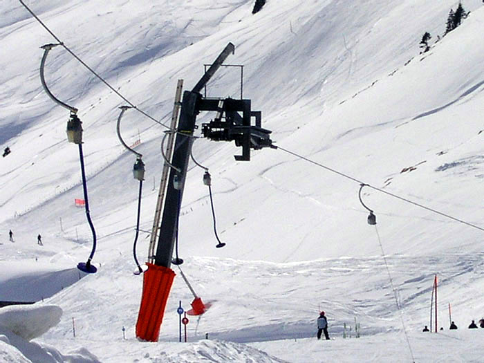Der Tellerlift stammt wurde durch Von Roll 1993 erbaut
