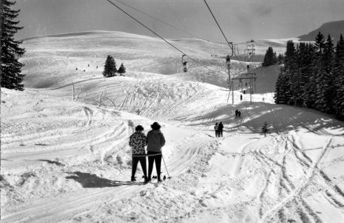 Postkarte Tschentenalp, ca. 1960er-Jahre (Archiv [url=http://skilift-nostalgie.ch]Jakob Schuler[/url])
