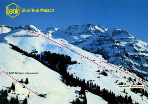 Postkarte Skizirkus Metsch, ca. 1960er-Jahre (Archiv [url=http://skilift-nostalgie.ch]Jakob Schuler[/url])
