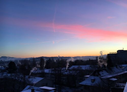 18. Januar 2016, -12 Grad, ein wunderbarer eisiger Morgen in Bern: Auf richtung Axalp!

