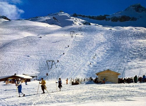 Postkarte Engstligenalp, gelaufen 1989 (Privatarchiv skiliftfotos.ch)
