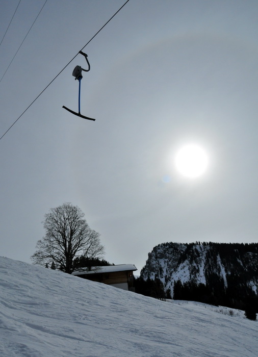 Sonne mit Halo
