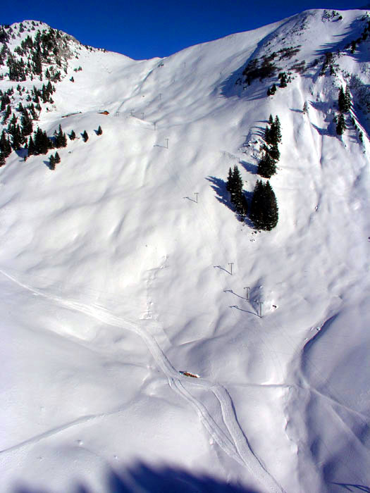 Skilift Lasenberg, Dezember 2005
