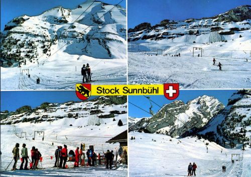 Postkarte Kandersteg, Stock-Sunnbühl, ca. 1970er-Jahre (Archiv [url=http://skilift-nostalgie.ch]Jakob Schuler[/url])
