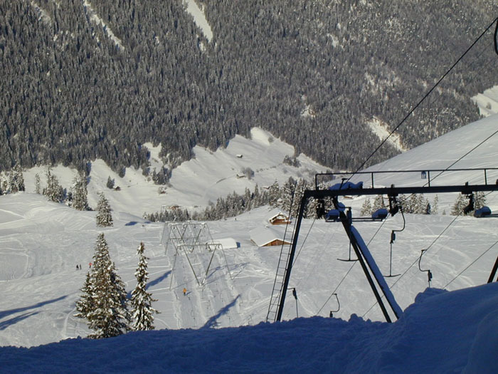 Bergstation Doppellift Nüegg-Tubelfärich, Januar 2000
