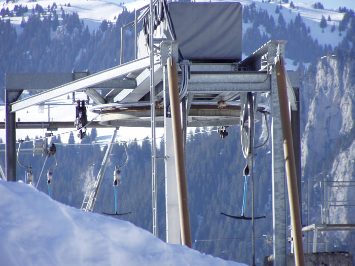 Bergstation Riedli-Schwarzenberg, Habegger-Kurzbügel, März 2005
