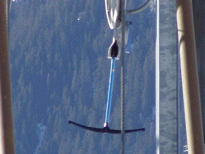 Bergstation Riedli-Schwarzenberg, Habegger-Kurzbügel, März 2005
