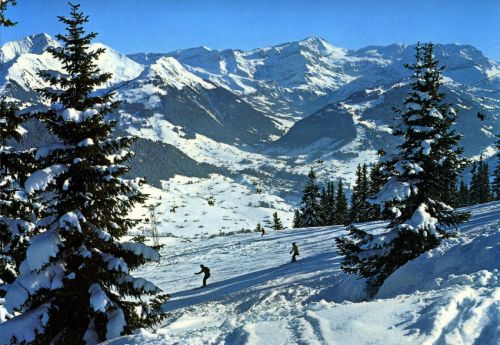 Postkarte Schönried-Rellerligrat, ca. 1970er-Jahre (Archiv [url=http://skilift-nostalgie.ch]Jakob Schuler[/url])
