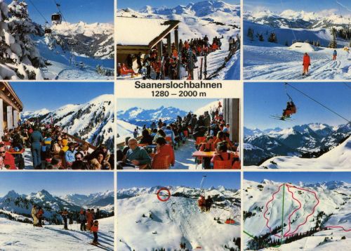 Postkarte Saanerslochbahnen, ca. 1980er-Jahre (Archiv [url=http://skilift-nostalgie.ch]Jakob Schuler[/url])
