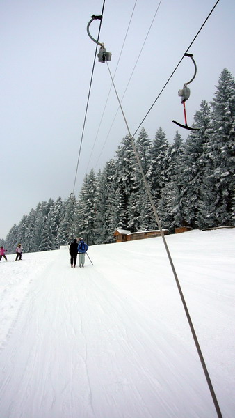 Wieder auf dem Skilift
