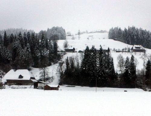 Der geschlossene Lift am 22. Januar 2015
