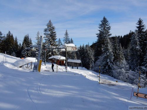 Selital, 8. Februar 2019 - endlich: zum 1. Mal seit langem ist die Piste bis zur Talstation des Gägger-Liftes offen!
