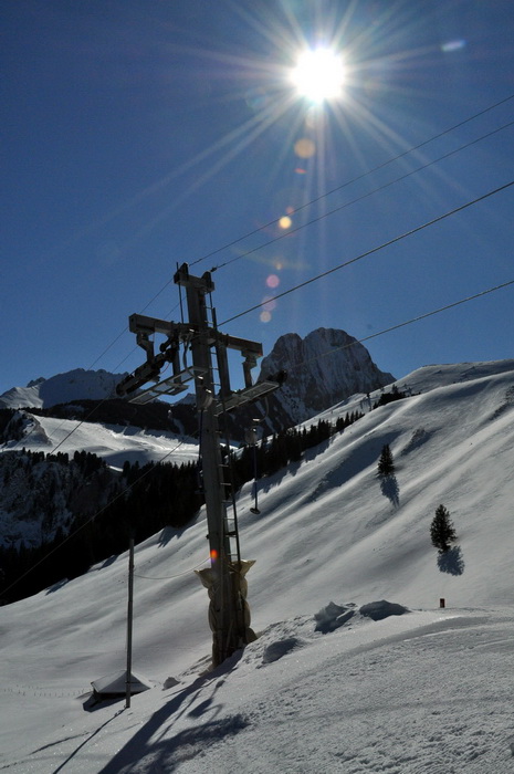 Skilift Kuhberg, 1. März 2010

