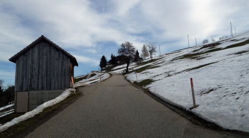 Strasse von Schüpfheim nach Heiligkreuz, 9. März 3013
