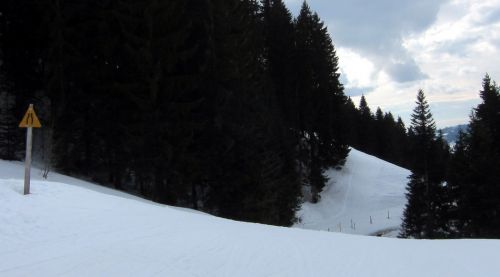 Auf der blauen Piste
