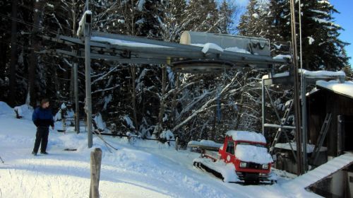 Talstation des 2.26km langen Skiliftes
