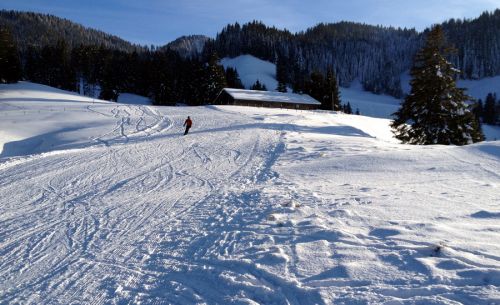 So müssen kleine Skigebiete sein - reizvolle Pisten in ungewöhnlichem Setting
