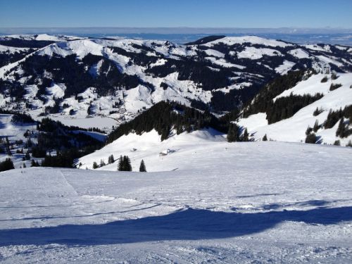 Blick zur Jurakette

