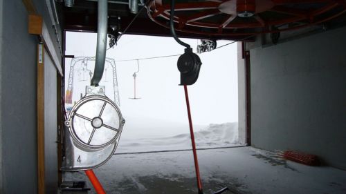 Skilift Alpsu, Sedrun, 2. Januar 2007
