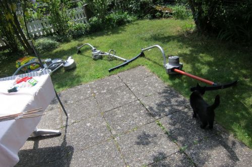 Ein Garten mit zu versorgendem Archivmaterial (2011)
