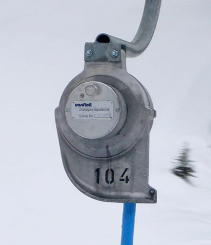 Hydroll-Gehänge, Skilift Tschuggen, Grindelwald (Januar 2008)
