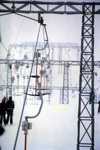 Städeli-Dreier-Skilift Scuol / Motta Naluns, Februar 1980 (Archiv WSO Oetwil / Nachlass W- Städeli)
