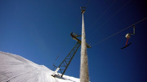 Skilift Planatsch, Sedrun, 17. Februar 2008
