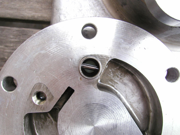 Zerlegte Hydropumpe SL-9H, April 2004
