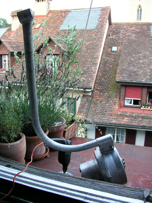 ...so, fehlt nur noch die Seilklemme!
