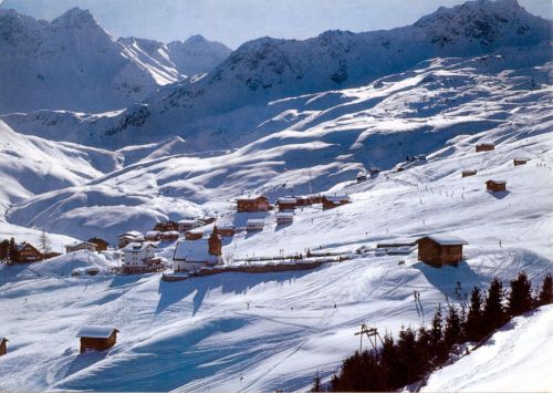 Postkarte, gestempelt 1991 (Foto & Verlag Benker, Arosa)
