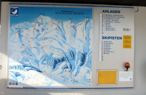 Pistenplan Disentis
