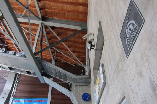In der Talstation der Gondelbahn nach Caischavedra
