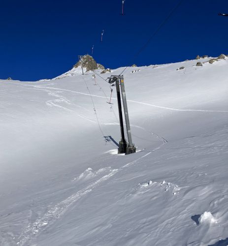 14. Januar 2025: Skilift Lai Alv nur bis zur Mitte offen
