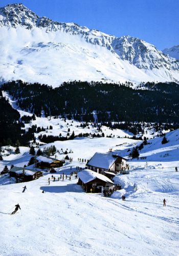 Postkarte Valbella, Parpan-Stätzerhorn, ca. 1980er-Jahre (Archiv [url=http://skilift-nostalgie.ch]Jakob Schuler[/url])
