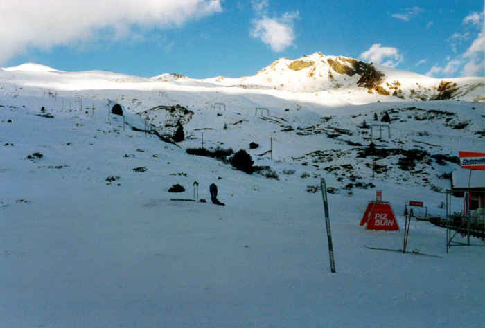 Gebiet Radons, 1. Skilift (WSO), Januar 1988
